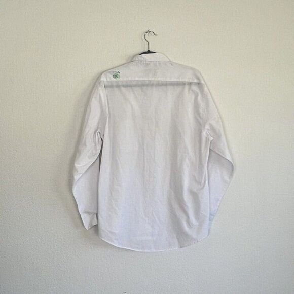 Las Olas Vintage Womens Rainbow Ladybug Button up Blouse Long Sleeve Size Large - Picture 3 of 11